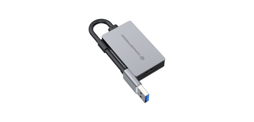Conceptronic ABBY22G adattatore grafico USB 1920 x 1080 Pixel Grigio