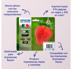 Epson 29 / C13T29834012 Cartucho original magenta de capacidad estándar (180 páginas)