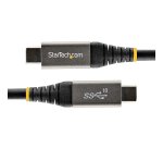 StarTech.com 50cm USB-C Kabel, USB 10Gbps, 100W (5A) Power Delivery, 8K 60Hz / 4K 144Hz DP Alt Mode, Thunderbolt Compatibel