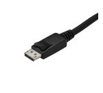 StarTech.com Câble adaptateur USB-C vers DisplayPort 4K 60 Hz de 3 m - Noir