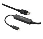 StarTech.com Câble adaptateur USB-C vers DisplayPort 4K 60 Hz de 3 m - Noir