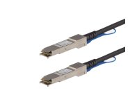 StarTech.com Cable de 3m Twinax Direct Attach QSFP+ a QSFP+ 40G Compatible con Juniper QFX-QSFP-DAC-3M - DAC de Cobre QSFP+ 40 GbE - DAC Módulo Transceptor Pasivo de Bajo Poder 40 Gbps