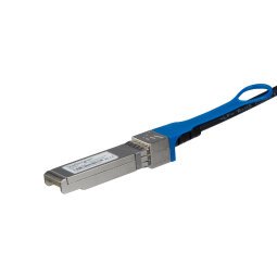 StarTech.com Cable de 1m Twinax Direct-Attach SFP+ a SFP+ - Compatible con HPE J9281B - de Cobre SFP+ 10GbE - DAC Transceptor/Mini GBIC Pasivo de Bajo Poder 10Gbps - Firepower 1040 2930F