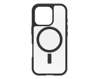 OtterBox React Series para MagSafe para Apple iPhone 16 Pro, Black Crystal