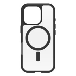 OtterBox React Series voor MagSafe voor Apple iPhone 16 Pro, Black Crystal