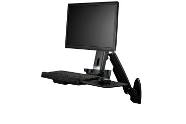 StarTech.com Wandmontage Sitz-/ Steh Workstation - 1 Monitor