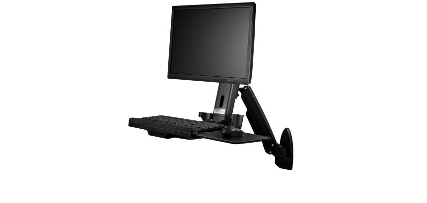 StarTech.com Support de bureau debout mural pour écran, clavier et souris