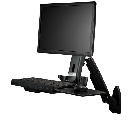 StarTech.com Wandmontage Sitz-/ Steh Workstation - 1 Monitor