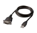 Lindy 43413 câble Série Gris 1,5 m USB Type-A RS-232