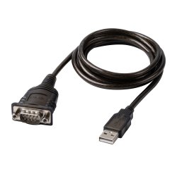 Lindy 43413 câble Série Gris 1,5 m USB Type-A RS-232