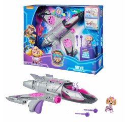 PAW Patrol , Mighty Jet di Skye, con Luci e Suoni, Ali che Ruotano a 360°, da : Il Super Film, Giochi per Bambini e Bambine, 3+ anni