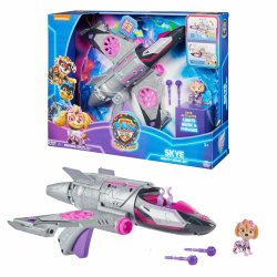 PAW Patrol , Mighty Jet di Skye, con Luci e Suoni, Ali che Ruotano a 360°, da : Il Super Film, Giochi per Bambini e Bambine, 3+ anni