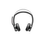 HP Poly Voyager Focus 2 Microsoft Teams Certified USB-C-C Headset +USB-C/A Adapter