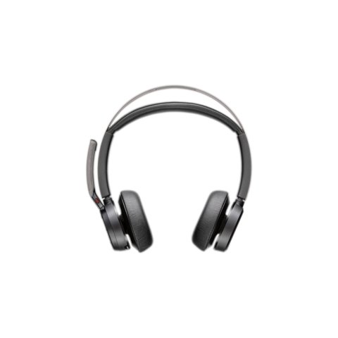 HP Poly Auriculares Voyager Focus 2 USB-C-C + adaptador USB-C/A + base de carga