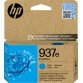 HP 937e Cartouche d’encre authentique Cyan EvoMore