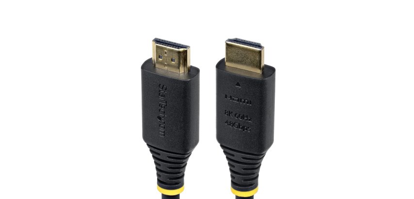 StarTech.com Câble HDMI Ultra Haut Débit Certifié de 4m, 8K 60Hz / 4K 120Hz, Câble HDMI 2.1 avec HDR10+ / eARC, 48 Gbps, Câble HDMI 8K pour Moniteur/Téléviseur/Écran, Gaine TPE Flexible