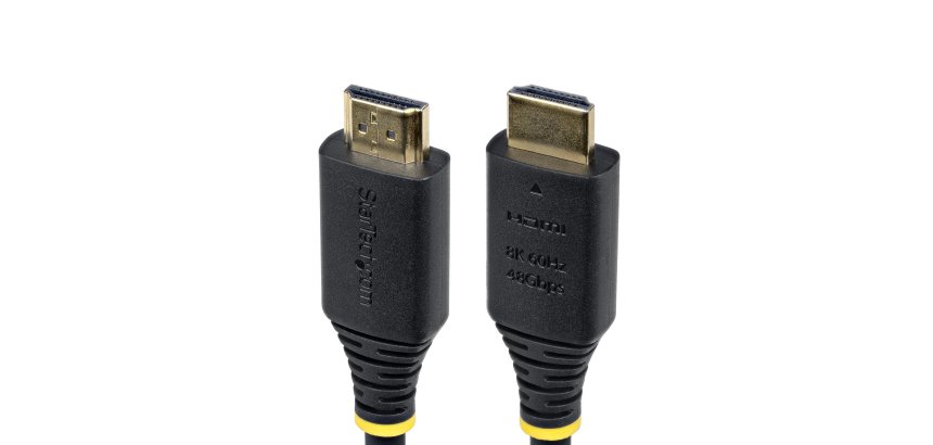 StarTech.com Cable HDMI de 50cm Certificado de Ultra Alta Velocidad - 8K60Hz/4K120Hz - Cable HDMI 2.1 con HDR10+ / eARC - 48Gbps - Cable HDMI 8K para Monitor/TV - Recubrimiento de TPE