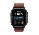 Apple watch Apple Watch Ultra 4 GPS + Cellular 49 mm Boîtier en titane Noir avec Boucle Alpine Bordeaux - L