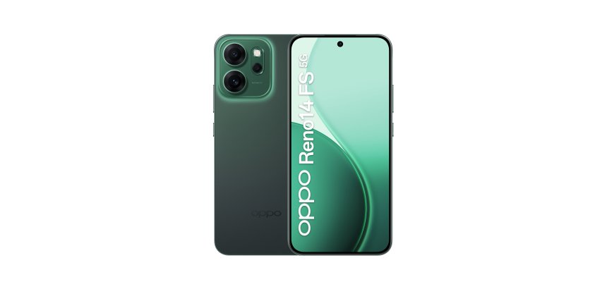 OPPO Reno14 FS 5G 16.7 cm (6.57") Dual SIM Android 15 USB Type-C 12 GB 512 GB 6000 mAh Green