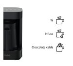 Haier Multi Beverage I-Master Serie 5 Nero, Salvaspazio 3 in 1, 6 programmi automatici