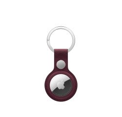 Apple FineWoven AirTag-sleutelhanger - Bordeauxrood