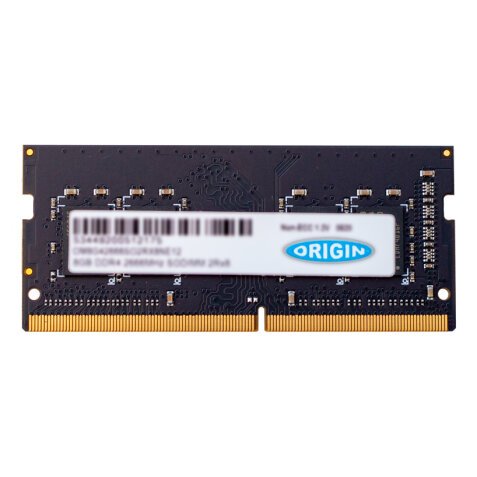 Origin Storage 8GB DDR4 2666MHz SODIMM 2Rx8 Non-ECC 1.2V module de mémoire 8 Go 1 x 8 Go