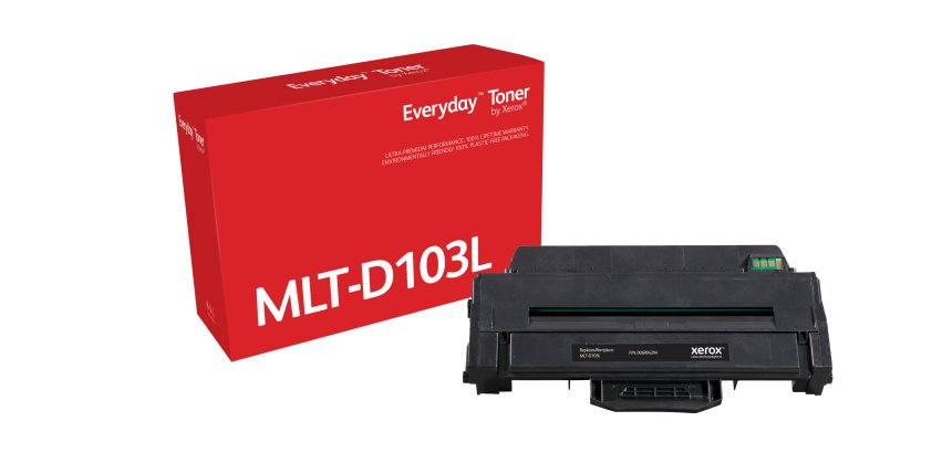 Everyday™ Black Toner by Xerox compatible with Samsung MLT-D103L, High capacity