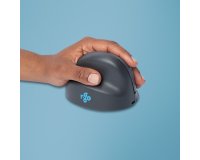 R-Go Tools Souris verticale R-Go HE Basic, souris ergonomique, taille moyenne (longueur de la main : 165-185 mm), pour gauchers, Bluetooth