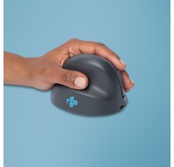 R-Go Tools Souris verticale R-Go HE Basic, souris ergonomique, taille moyenne (longueur de la main : 165-185 mm), pour gauchers, Bluetooth