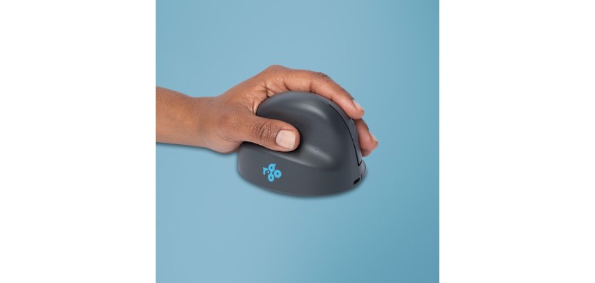 R-Go Tools Souris verticale R-Go HE Basic, souris ergonomique, taille moyenne (longueur de la main : 165-185 mm), pour gauchers, Bluetooth