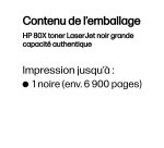 HP 80X - à rendement élevé - noir - original - LaserJet - cartouche de toner (CF280X)