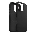 OtterBox Symmetry Series Cactus Leather pour MagSafe pour iPhone 16 Pro, Noir Ash