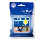 Brother LC521Y Genuine Ink Cartridge - Yellow