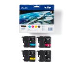 Brother LC-985 / LC985VALBP Pack Cartucho original negro + tricolor de capacidad estándar