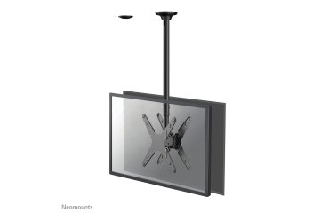 Neomounts FPMA-C340DBLACK Soporte de techo para doble monitor/TV 32-75" - alt. 106-156 cm