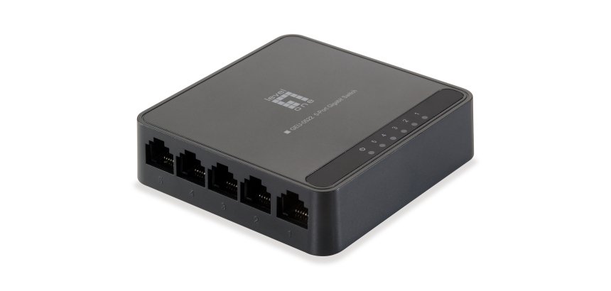 LevelOne GEU-0522 switch di rete Gigabit Ethernet (10/100/1000) Nero