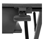 StarTech.com Convertisseur de Bureau Assis-Debout avec Plateau pour Clavier, Surface 35x21" - Poste Ergonomique de Bureau/Tablette à Hauteur Réglable - Peut Contenir 2 Écrans - Pré-Assemblé
