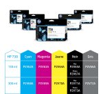 HP 730 DesignJet cartouche couleur séparée pour imprimante jet d'encre