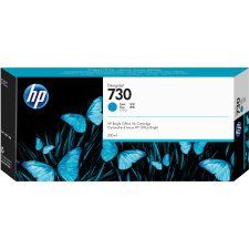 HP Cartouche d’encre 730 DesignJet cyan, 300 ml