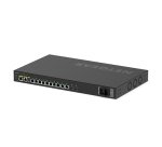 NETGEAR GSM4212UX Géré L2/L3 Gigabit Ethernet (10/100/1000) Connexion Ethernet, supportant l'alimentation via ce port (PoE) 1U Noir