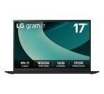 LG Gram 17Z90T Intel Core Ultra 7 255H Portátil 43,2 cm (17") WQXGA 32 GB LPDDR5x-SDRAM 1 TB SSD Wi-Fi 7 (802.11be) Windows 11 Home Español Negro