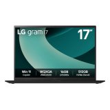 LG Gram 17Z90T Intel Core Ultra 7 255H Portátil 43,2 cm (17") WQXGA 32 GB LPDDR5x-SDRAM 1 TB SSD Wi-Fi 7 (802.11be) Windows 11 Home Español Negro