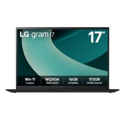 LG Gram 17Z90T Intel Core Ultra 7 255H Portátil 43,2 cm (17") WQXGA 32 GB LPDDR5x-SDRAM 1 TB SSD Wi-Fi 7 (802.11be) Windows 11 Home Español Negro