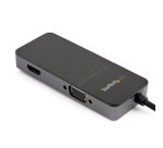 StarTech.com USB 3.0 to HDMI and VGA Adapter - 4K/1080p USB Type-A Dual Monitor Multiport Adapter Converter - External Video Graphics Card for Multiple Screens - Multi Display USB Adapter