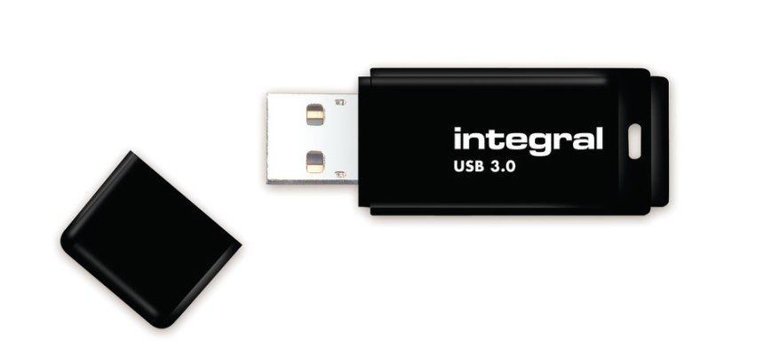 Integral INFD8GBBLK3.0 lecteur USB flash 8 Go USB Type-A 3.2 Gen 1 (3.1 Gen 1) Noir