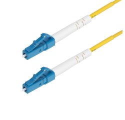 StarTech.com Cable de Fibra Óptica Simplex LC a LC (UPC) OS2 Monomodo de 2m - 9/125µm - 40G/100G - Resistente a Dobleces - Low Insertion Loss - Cable LSZH - Cable de Parcheo de Fibra