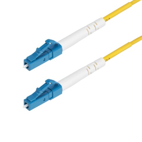 StarTech.com Cable de Fibra Óptica Simplex LC a LC (UPC) OS2 Monomodo de 2m - 9/125µm - 40G/100G - Resistente a Dobleces - Low Insertion Loss - Cable LSZH - Cable de Parcheo de Fibra