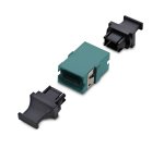 StarTech.com Coupleur MPO/MTP, Adaptateur Fibre Optique Monomode/Multimode, Clé Vers le Haut/Clé vers le Bas, Coupleur Fibre Optique MPO/MTP - Turquoise