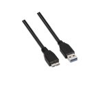 AISENS A105-0043 cable USB USB 3.2 Gen 1 (3.1 Gen 1) 1 m USB A Micro-USB B 5 Gbit/s Negro