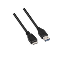 AISENS A105-0043 cable USB USB 3.2 Gen 1 (3.1 Gen 1) 1 m USB A Micro-USB B 5 Gbit/s Negro
